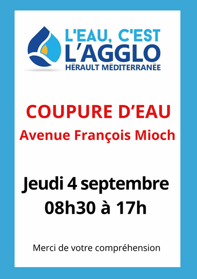 COUPURE D'EAU