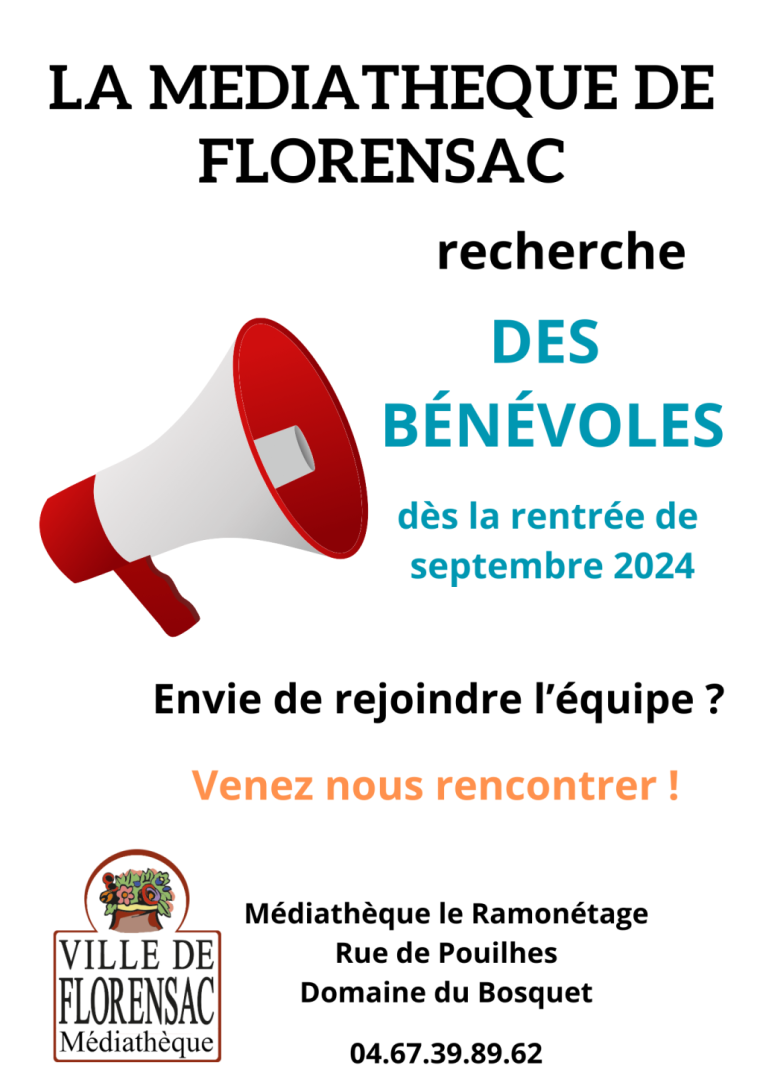 La médiathèque recherche des bénévoles